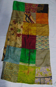Assorted 36 Patch Long pure Silk reversible Scarves