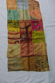 Assorted 36 Patch Long pure Silk reversible Scarves