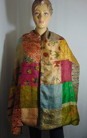 Assorted 36 Patch Long pure Silk reversible Scarves