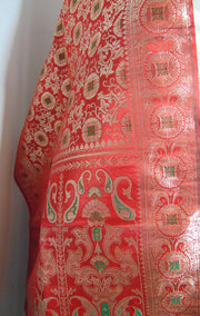 Banarshi woven Long Silk Scarves