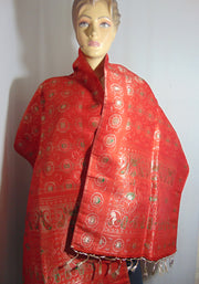 Banarshi woven Long Silk Scarves