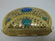 Handmade Women metal clutch Bag