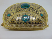Handmade Women metal clutch Bag