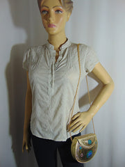 Handmade Women metal clutch Bag