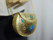Handmade Women metal clutch Bag