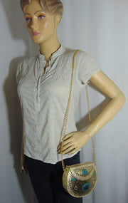 Handmade Women metal clutch Bag