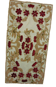 Red Gold Embroidery Table Runner(50x100cm)