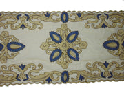 Golden net Embroidery Table Runner(50x100cm)