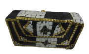 Mosaic Metal Purse Ethnic Indian Stone Clutch Bags