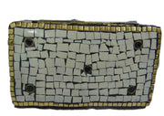 Mosaic Metal Purse Ethnic Indian Stone Clutch Bags