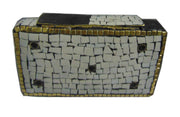 Mosaic Metal Purse Ethnic Indian Stone Clutch Bags