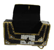 Mosaic Metal Purse Ethnic Indian Stone Clutch Bags