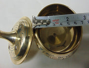 Hand Crafted Metal Lobandan Charcoal Incense Burner with Lid