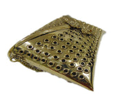 REPOUSSE BRASS METAL ENGRAVED CRAFTED CLUTCH