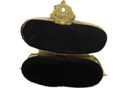 REPOUSSE BRASS METAL ENGRAVED CRAFTED CLUTCH