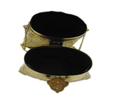 REPOUSSE VINTAGE BRASS METAL CRAFTED CLUTCH