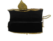 VINTAGE HANDMADE BRASS METAL PURSE WOMEN  PARTY CLUTCH BAG