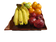 Cutwork Design Wooden Carved Serving Tray