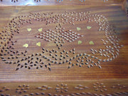 Cutwork Design Wooden Carved Serving Tray