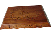 Cutwork Design Wooden Carved Serving Tray