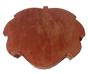 Leaf cutting Wooden Bowl Collapsible Basket