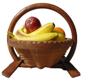 Handicrafts Goods Wooden Modern Foldable Fruit Basket