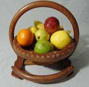 Handicrafts Goods Wooden Modern Foldable Fruit Basket