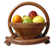 Handicrafts Goods Wooden Modern Foldable Fruit Basket