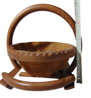 Handicrafts Goods Wooden Modern Foldable Fruit Basket