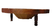 Foldable Wood Collapsible Fruit Basket with pedal stand