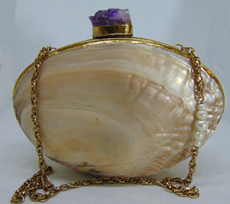 Mother of Pearl Seashell party Clutch Bag