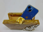 yellow Bridal Handmade Resin Clutch Bag