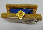 yellow Bridal Handmade Resin Clutch Bag