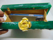 Marble Resin MOP Clutch Bag