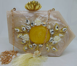 Resin Purse Bridal Clutch Handmade wallet