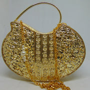Metal handle MOP brass Metal bag clutch Purse