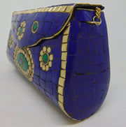 Evil eye mosaic stone Clutch Bag