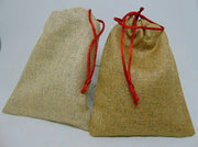 jute Drawstring Gift Wedding Jute Jewelry Bags Pouch