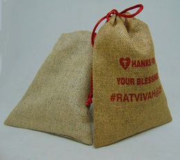 jute Drawstring Gift Wedding Jute Jewelry Bags Pouch