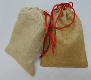 jute Drawstring Gift Wedding Jute Jewelry Bags Pouch