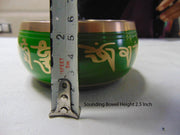 Brass Antique Embossed Singing Bowl