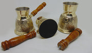 Metal Brass Turkish Kettle for Making Tea, Coffee