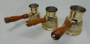 Metal Brass Turkish Kettle for Making Tea, Coffee