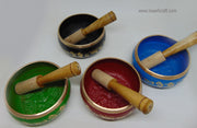Brass Antique Embossed Singing Bowl