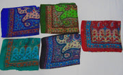 Paisley Design Long Scarf pure Silk Scarves
