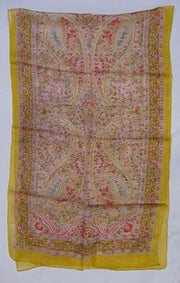 Paisley print Long Scarf pure Silk Scarves