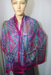 Big Paisley print Long Silk Scarves