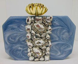 Resin Stone Embellished Clutch purse