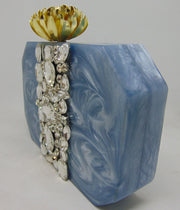 Resin Stone Embellished Clutch purse