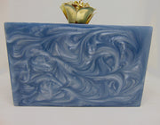 Resin Stone Embellished Clutch purse